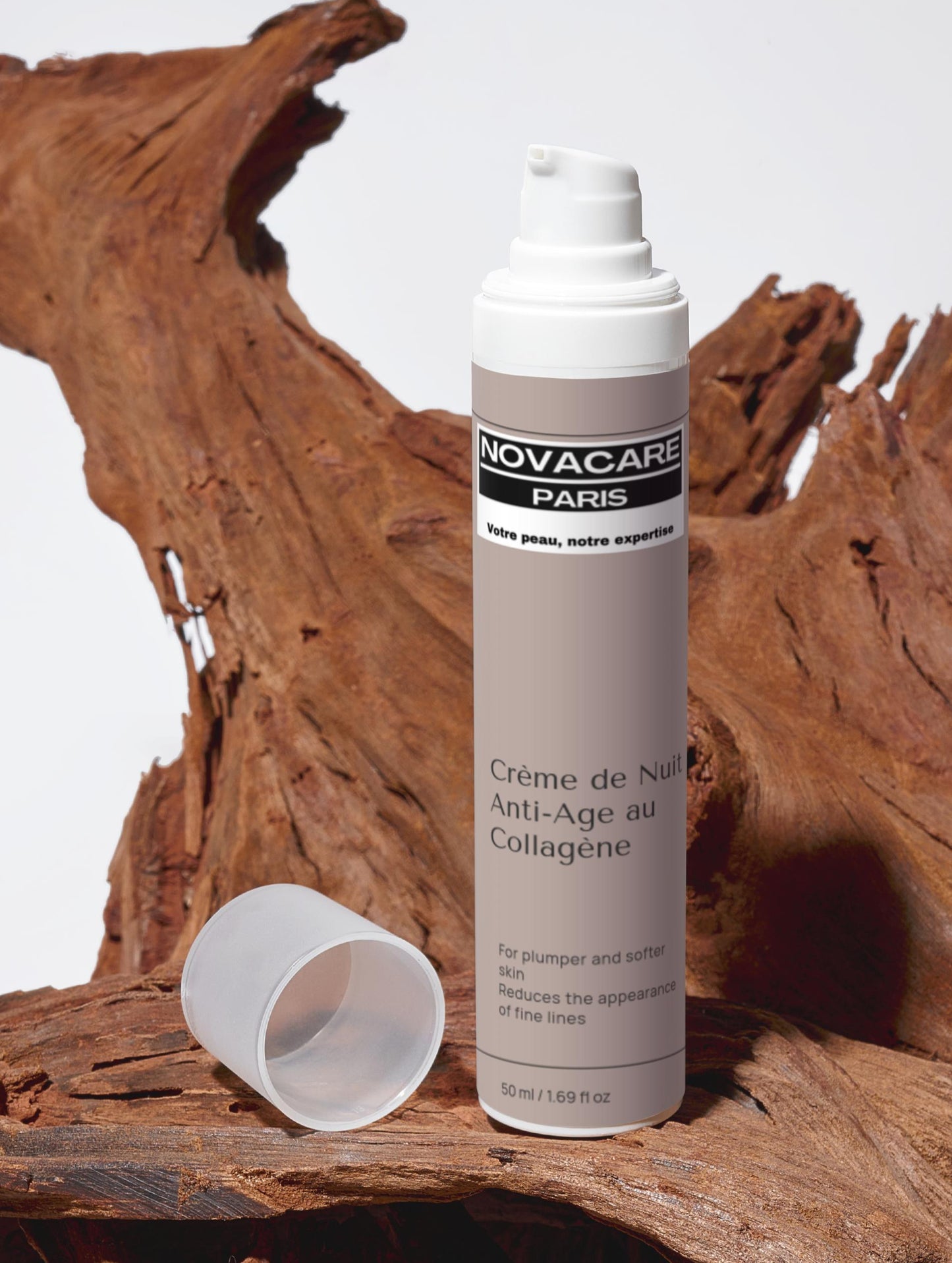 Crème de Nuit Anti-Age au Collagène (Raffermit, Lisse, Régénère) - 50ml