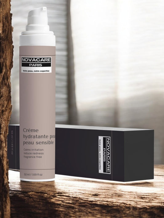 Crème hydratante pour peau sensible (Aloé, Jojoba) - 50ml