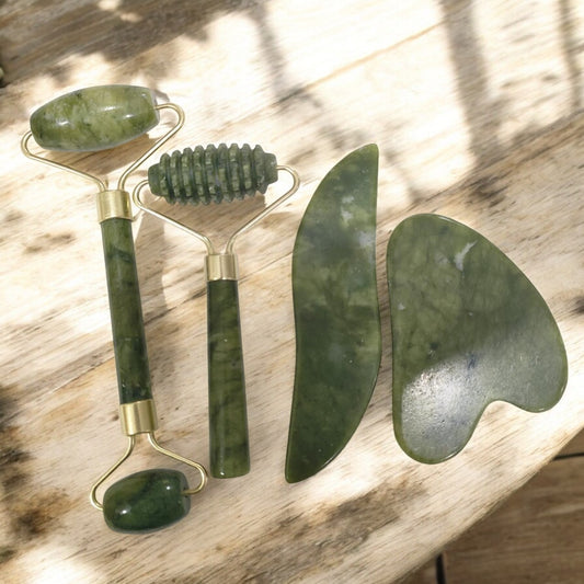 Gua Sha Kit d'accessoires de massage du visage