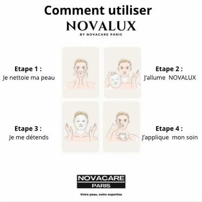 NOVALUX, la luminotherapie au service de votre peau et à domicile